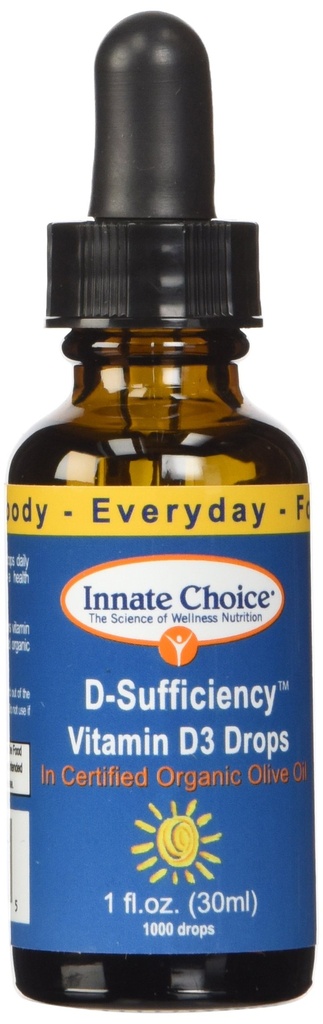 Innate Choice D Sufficiency Liquid Vitamin D3, 1 flüssige Unze