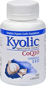 Formule kyolique 109 Extrait d'ail vieilli avec CoQ10 Capsule - 100 par boîte - 3 boîtes par boîte.