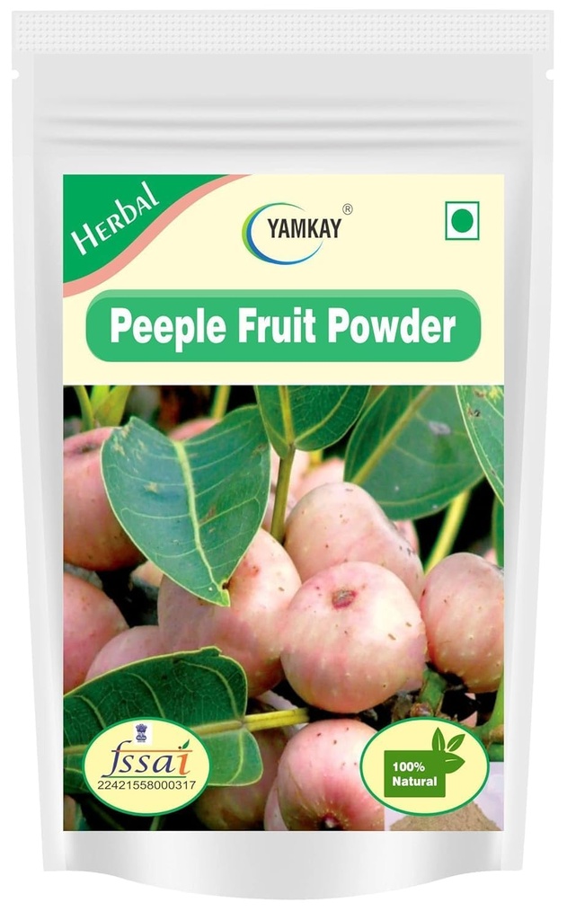 Peepal Fruit Powder (Ficus religiosa) – Premium Dried Fine Ground Sacred Fig Fruit – Herbal Tea Ingredient & Botanical Blend – Natural, No Additives (300 GM(10.58 OZ))