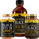 Maju Superfoods Black Seed olio 3-in-1 Bundle, Gummies, Capsules, & Liquid