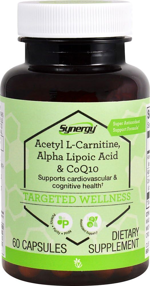 Vitacost CoQ10 + Alpha Lipoic Acid + Acetyl L-Carnitine HCl - 60 Capsules