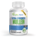 Extra Strength Mullein Kapseln 10:1 Extrakt, Respiratorische & Immune Gesundheit, Lung Cleanse, 100% reine Ganzes Kräuter, Glutenfrei, Non-GMO, 120 Count, 4 Monate Versorgung, Made in USA