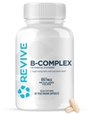 Revive MD Vitamine B Capsules complexes - soutient la santé cardiaque et le système immunitaire - B-complex supplément de vitamine pour les femmes et les hommes - Vitamine B12 Complex favorise la santé de la fonction cérébrale et stimule l'énergie