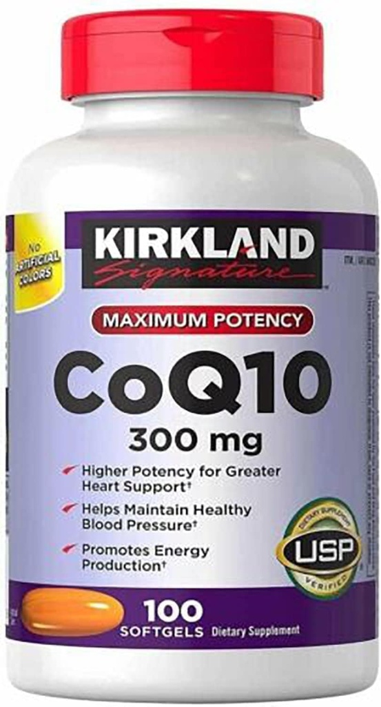 Kirkland Signature CoQ10 300mg 100 Softgels