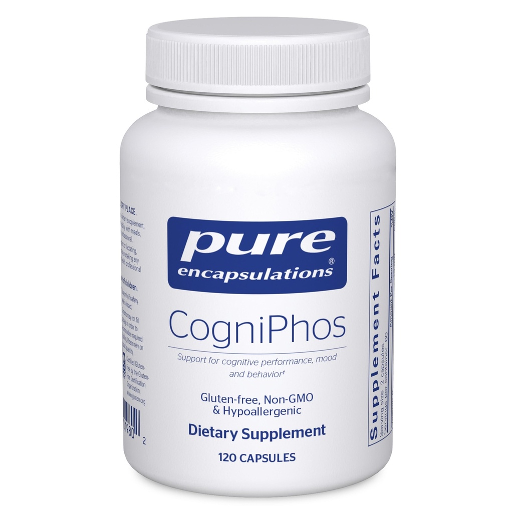 Encapsulations pures CogniPhos.Support neuronal pour la performance cognitive et comportementale 120 Capsules