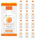 Youtheory K2D3 Liquid - Bone & Heart Health Support* - Combines Vitamin D3 & Vitamin K2 - Dairy, Soy & Gluten Free - Peach, 1 oz (12 Pack)