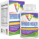 Supplemento di supporto della tiroide di 3 mesi (All-in-1) Formula con 14 ingredienti attivi | Supplementi della tiroide | Complesso di salute della tiroide | Supporto della tiroide per le donne & uomini | fornitura di carica di 90 giorni | 180 capsule