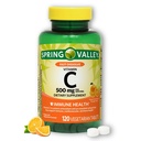 Vitamin C Orange Flavor 500mg- Fast Dissolve, 120 Tablets (Pack of 1)