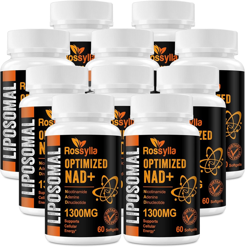 1300 MG Liposomal NAD+ Ergänzung | Höchste Absorption | Reinst NAD Supplemet zu erhöhen NAD+ Effetiv | Boosting NAD+ Ergänzung zu Aging Defese, Cellular Energy, Langlebigkeit | 600 Zähler