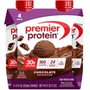 Premier Protein Shake, Chocolate, 30g Protein, No Added Sugar, 24 Vitamins & Minerals to Support Immune Health, 11 fl oz, 4 Pack