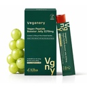 Vegan Peptide Booster Jelly 3270mg Dietary Supplement – Vegan Collagen Peptides Alternative, Zero Sugar Shine Muscat Jelly, 14 Sachets
