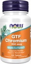 JETZT Ergänzungen, GTF (Glucose Tolerance Factor) Chrom 200 mcg, Insulin Co-Factor*, 100 Tabletten