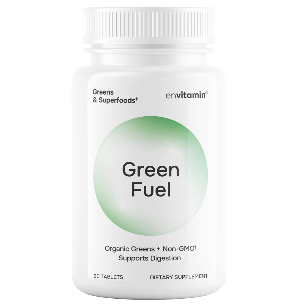 Green Fuel Organic Greens Tablets - Verdi organici, Frutta e Verdura