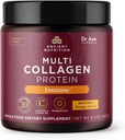 Antike Ernährung Collagen Powder Protein mit Vitamin C, Multi Collagen Protein Immune, Orange, Unterstützt Immunsystem, Gesundes Haar, Haut und Nägel, 15 Servierungen
