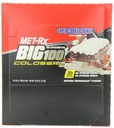 MET-Rx Big 100 Colossal Meal Replacement Bar, Super Cookie Crunch, 3 Ounce (Pack of 12)