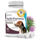 K9 Select Multi-Formula Hunde Vitamine für mittlere Hunde - 20mg HMR Lignans, 2mg Melatonin, 40mg Milchdistel - Hilft Herz, Leber, Verdauung & Coat Gesundheit, Hund Multivitamin, 90 Kapseln