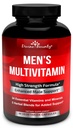 Mens Multivitamin – Daily Multivitamin for Men with Vitamin A C D E K B Complex, Calcium, Magnesium, Selenium, Zinc Plus Heart, Brain, Immune, and Men's Multivitamins – 90 Vegetarian Capsules