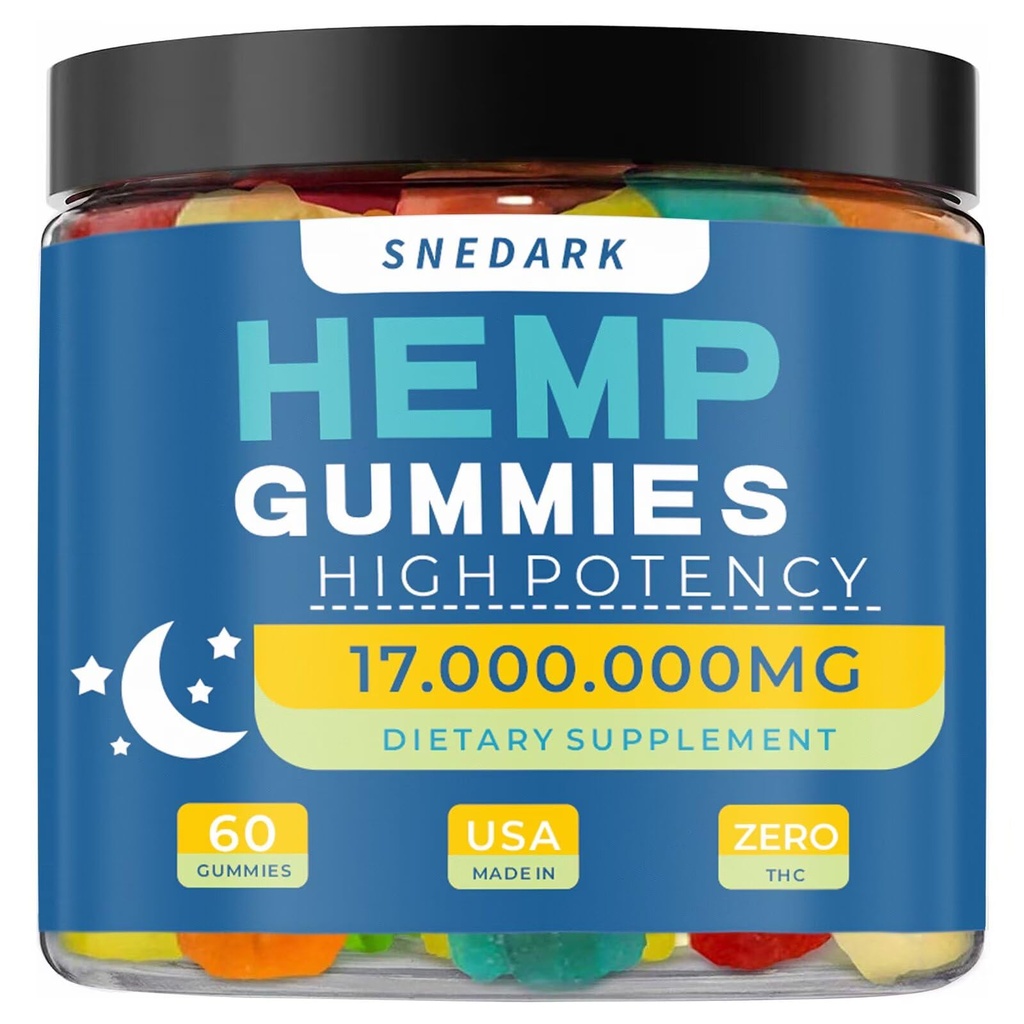 Hemp Gummies Advanced Extra Strength- High Potency Natural Hemp Oil Extract Gummy, Great for Peace & Relaxation,Naturals Fruit Flavors,Made in USA