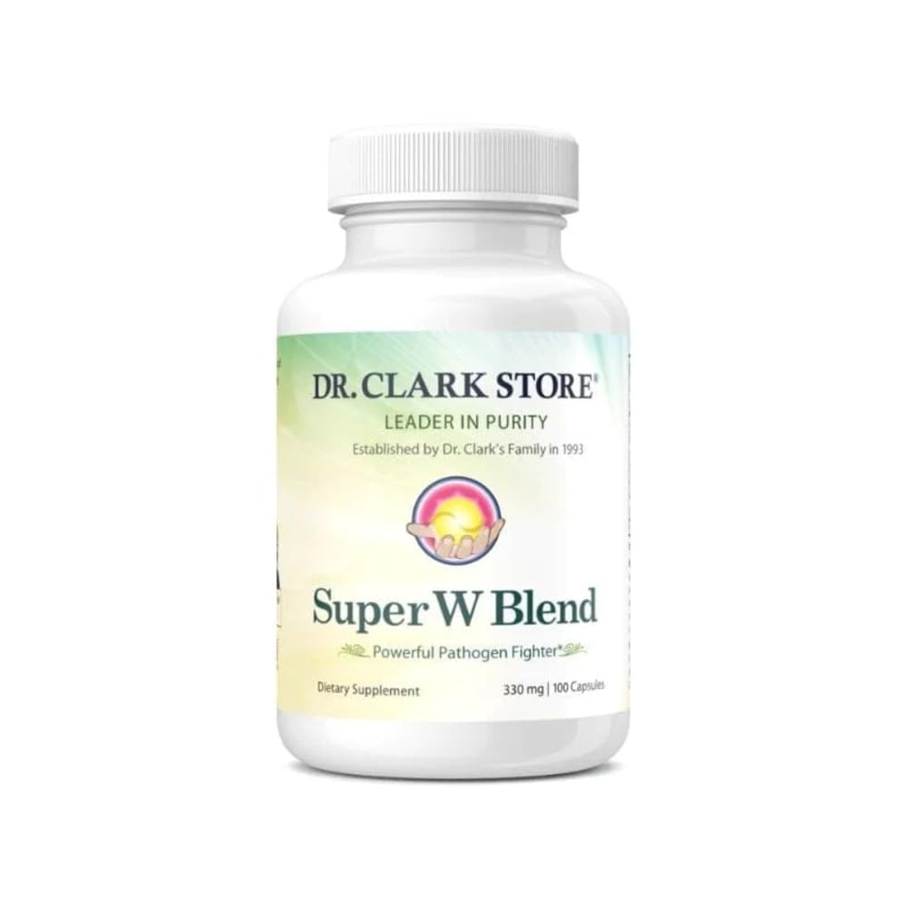 Dr Clark Wormwood Super W Blend 330 mg, 100 capsule Gelatin