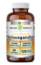 Erstaunliche Formeln Ashwagandha Extrakt Ergänzung | 150 Mg Extrakt (20:1) | Äquivalent zu 3.000 Mg | Veggie Kapseln | Non-GMO | Glutenfrei | Made in USA (1 Pack | 120 Count)