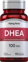 Piping Rock DHEA Ergänzung 100mg | für Männer und Frauen | 90 Kapseln | Dehydroepiandrosterone | Non-GMO, Glutenfrei