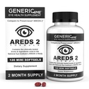 AREDS 2 SoftGels, 500 mg Vitamin C, 400 IU Vitamin E, 10 mg Lutein, 2 mg Zeaxanthin, 80 mg Zink, 2 mg Kupfer - Unterstützt Augengesundheit - 120 Mini SoftGels (Two Month Supply)