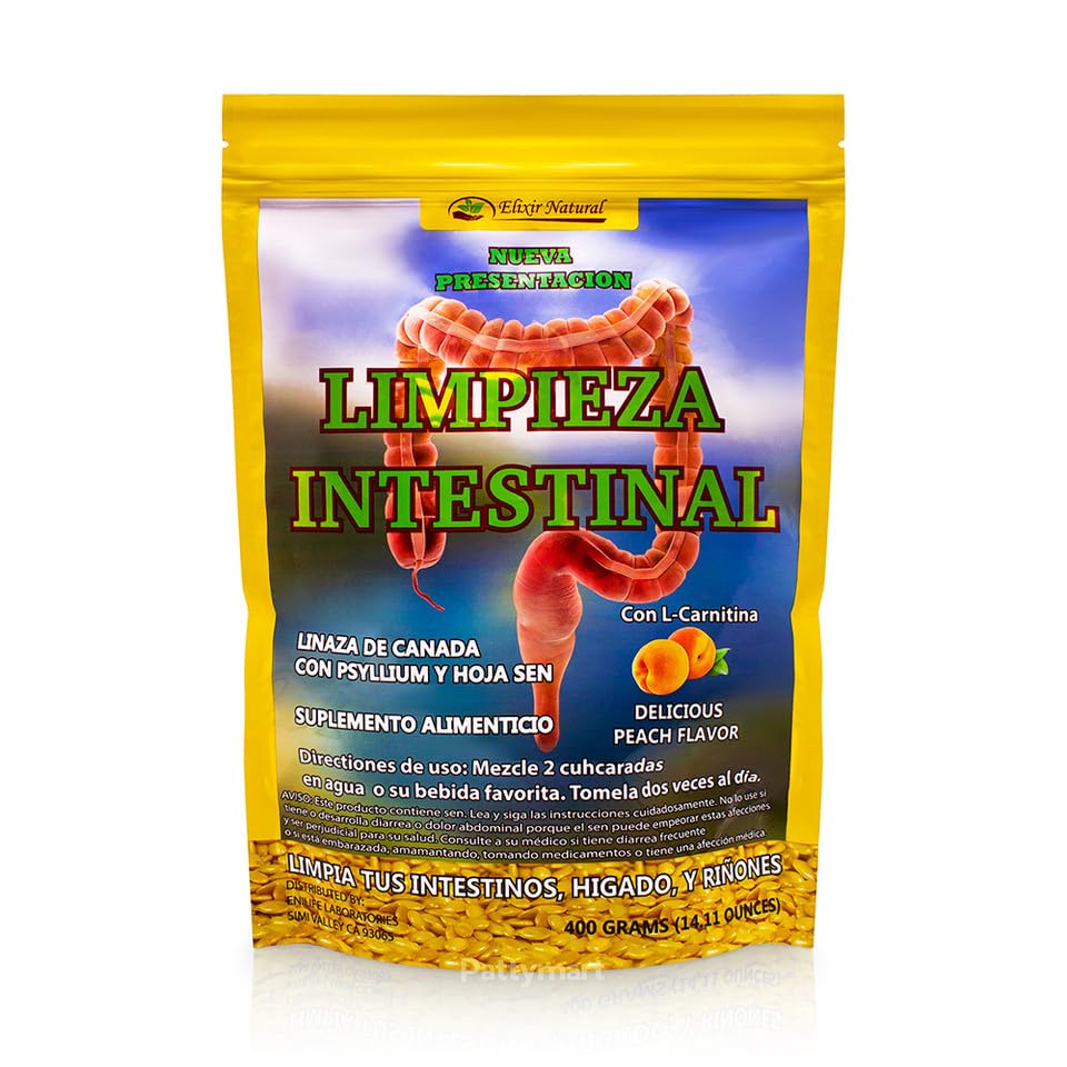 Intestinal Cleaning Flaxseed/Linaza Limpieza Intestinal 400gr (14.11oz)