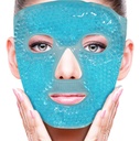 ZNÖCUETÖD Cold Face Eye Mask Ice Pack Reduce Facial Puff, Dark Circles, Gel Beads Hot Heat Cold Compress Pack, Face SPA for Woman Sleeping, Pressure, Headaches, Skin Care, Post Laser Care[Blue]