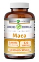 Amazing Formulas Maca 500 Mg | 10:1 Extract | 120 Veggie Capsules | 5000 Mg Equivalent | Non-GMO | Gluten-Free | Made in USA