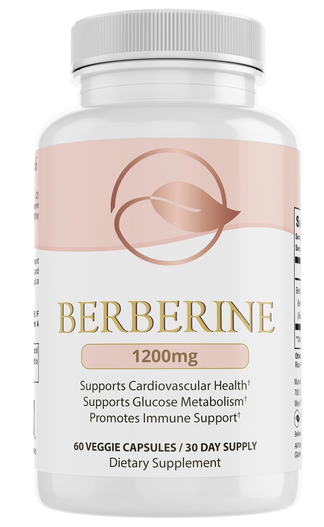 Berberine 1200mg – Advanced Metabolic & Digestive Support Health | 60 Capsules
