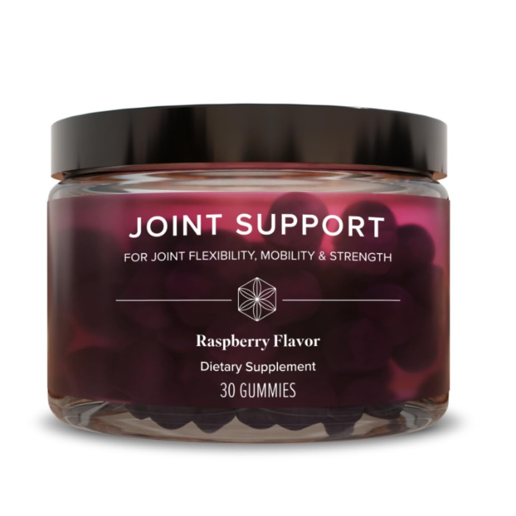 Isagenix Joint Support - Science-Backed, Natural Ingredients to Help with Joint Flexibility, Mobility, and Strength - Raspberry Flavor - 30 Gummies