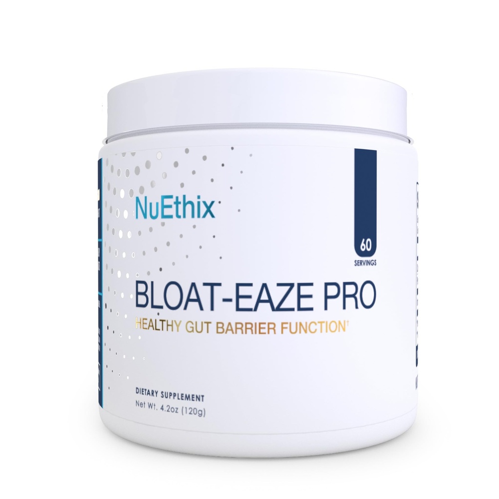 NuEthix Formulations Bloat Eaze Pro Support pour la fonction de barrière de Gut Supplément diététique, 60 portions