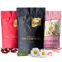 FIVONA Set of 3 Yoni Steaming Herbal Blends for V Steam - Natural Herbal Mix - 100% Pure Organic Blend – V Detox, Cleansing, PH Balance for Women - Revitalizing & Rejuvenating Care - 6 to 12 Sessions
