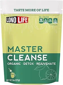 Limonata Cleanse Co- Master Cleanse - Polvere di dieta Detox Lemonade - Organico, senza glutine - 8 oz Bulk Package- 15 Serve
