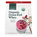 Natural Force Grass Fed Organic Whey Protein Powder – Non GMO Verified, Humane Certified & Lab Tested for Toxins – Pure & Unflavored – Keto Friendly, Low Carb und Kosher – 5 Pfund A2 Protein