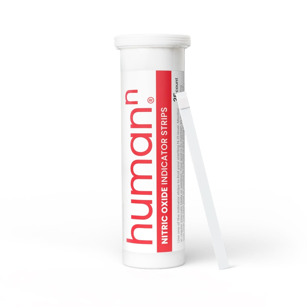humanN - Nitric Oxide I Indikator Streifen - Test Speichel Nitrit Ebenen - 1 Rohr von 25 Streifen