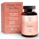 Estratto di Moss di mare irlandese organico con radice di Burdock, Bladderwrack e Bioperine pepe nero - per sostenere l'energia, la salute del fegato, tiroide e antiinvecchiamento - Vegan - 90 ct