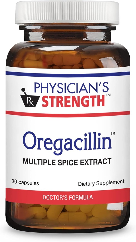 Oregacillin - 30 capsules - Extrait d'épices multiples - Soutien respiratoire - 30 portions