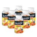 Airborne 750mg Vitamin C Immune Support Supplement Gummies for Adults, Zesty Orange Flavor, Gluten Free Crafted Blend with Powerful Antioxidants Vitamins A C & E, 63 Gummies (6 Pack)