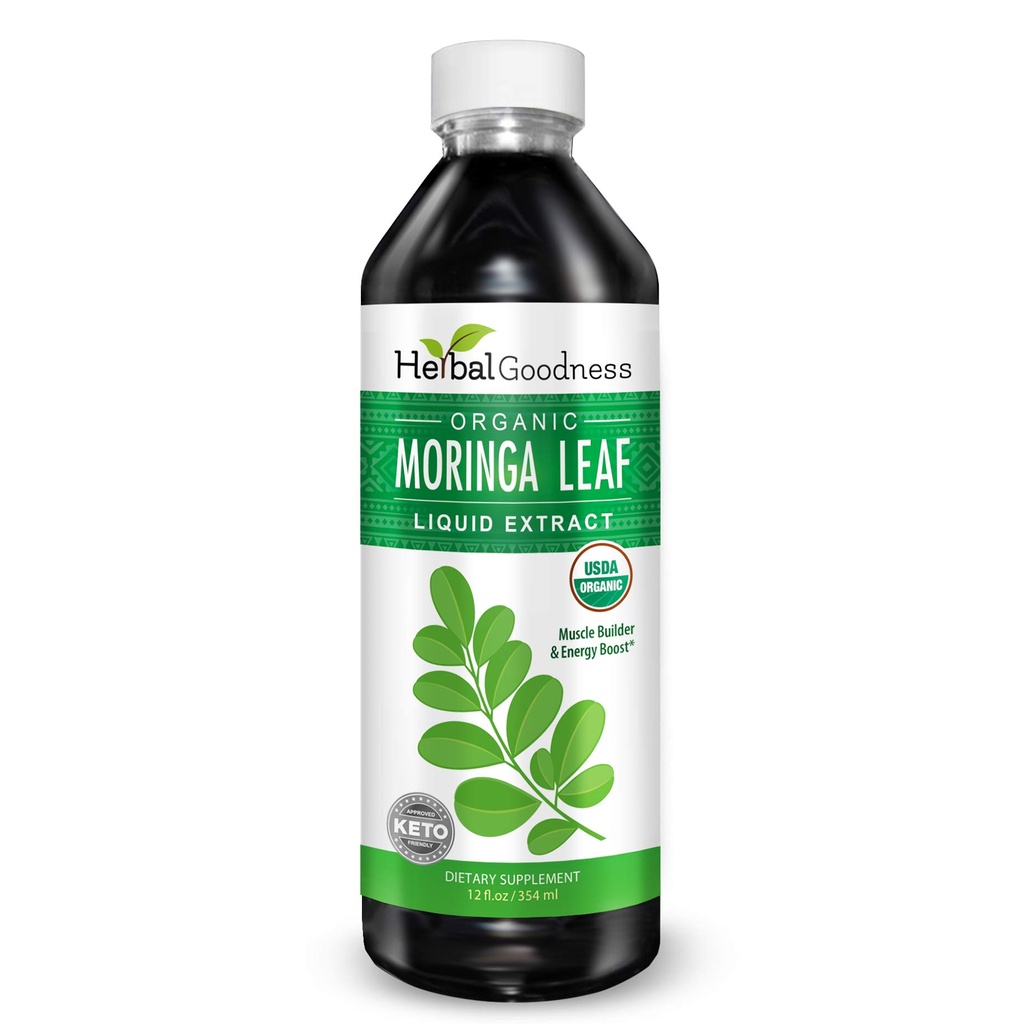Kräuter-Güte Moringa Blatt-Extrakt - Eltern (Moringa Blatt-Extrakt 12oz)