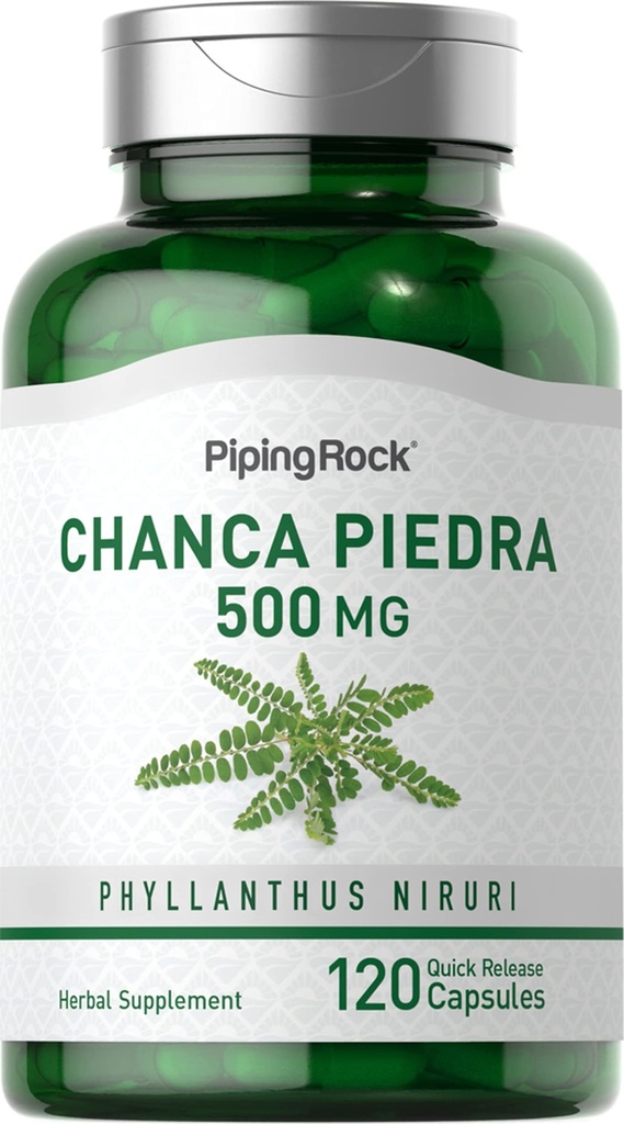 Piping Rock Chanca Piedra Capsules 500mg | 120 Pills | Herbal Supplement | Non-GMO, Gluten Free