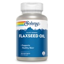SOLARAY Flaxseed Oil 3000 mg mit Omega 3 6 9, Flax Seed Softgels für Hautgesundheit, Triple Omega Supplement, Non-GMO, Glutenfrei, Lab Verified - 60-Day Garantie - 33 Servierungen, 100 Softgels