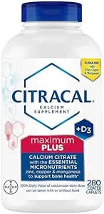 Citracals Maximum Plus Calcium Citrat + D3, 280 Caplets
