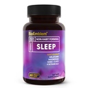 BioEmblem natürliche Schlafhilfe für Erwachsene mit Melatonin, Valerian Root, Suntheanine & More | Gesunde Schlafergänzung | Kräuter Schlaf Pillen | 60 Kapseln