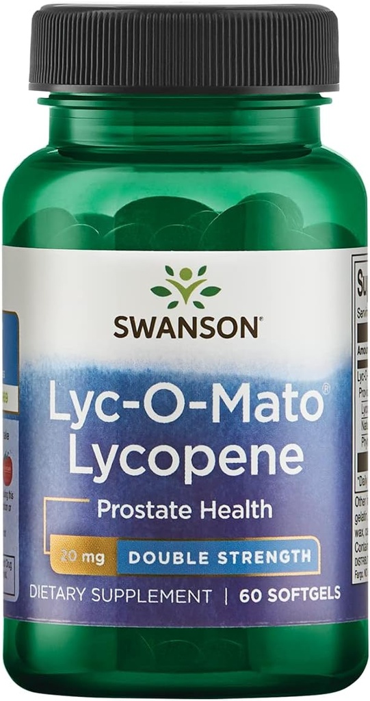 Swanson Double-Strength LYC-O-Mato Lycopene 20 Milligramme 60 Sgels