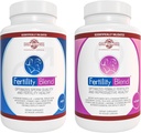 Supplemento BLEND per MEN (60 compresse) e FERTILITY BLEND Supplemento per WOMEN (90 compresse). by The Daily Wellness Co.