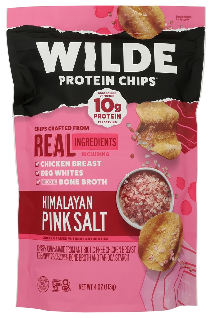 Wilde Brands Himalyan Pink Salt Protein Chips, 4 OZ