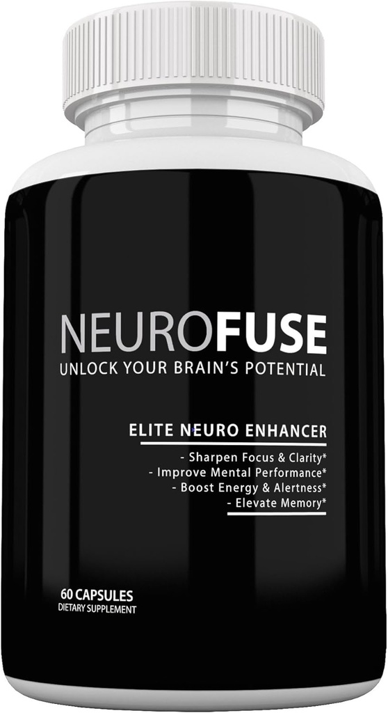 Leistungsstarke Fokus & Speicher Nootropic Pille - Formel unterstützt Gedächtnis, kognitive Funktion, Fokus & Klarheit -Reduce Brain Fog & Fatigue