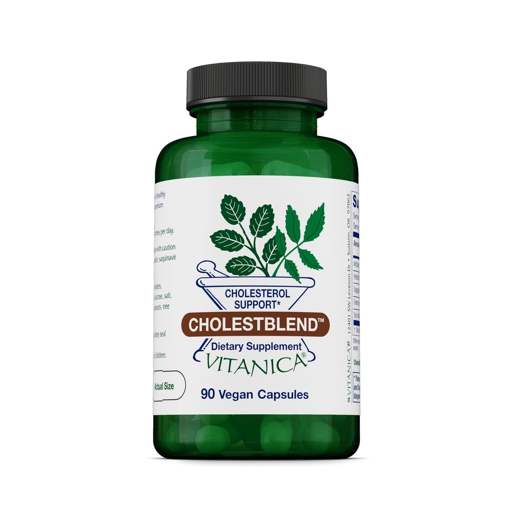 Vitanica Cholestblend, Cholesterol Support, Vegan, 90 Kapseln