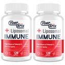 Liposomale Immununterstützungsergänzung für Erwachsene, Komplex mit L-Lysine 1.500mg, Vitamine, Mineralstoffe & Kräuterextrakte, umfassende tägliche Wellness-Mischung für Männer & Frauen - 240 Kapseln